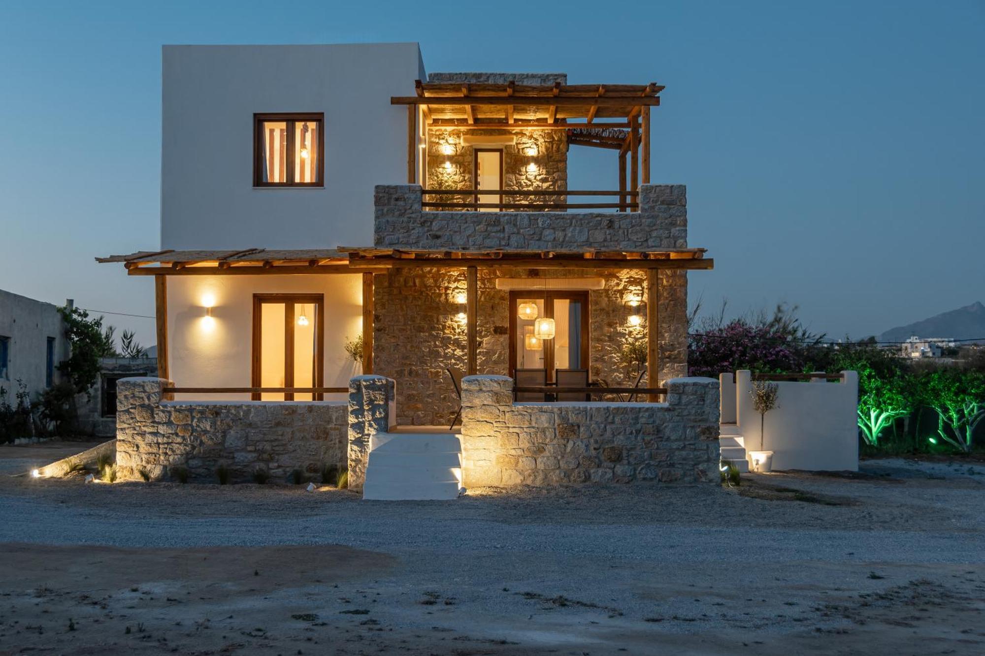 Naxos Beachwalk Villa Plaka Maragkas Buitenkant foto